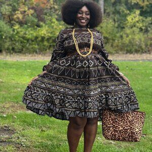 Ankara Print Dress
